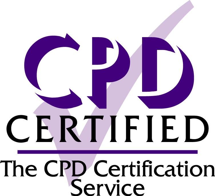 Presentation Skills Online Training approved by CPD. CPD logo.