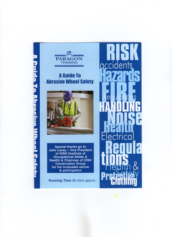 Safety in the use of abrasive wheels dvd £195